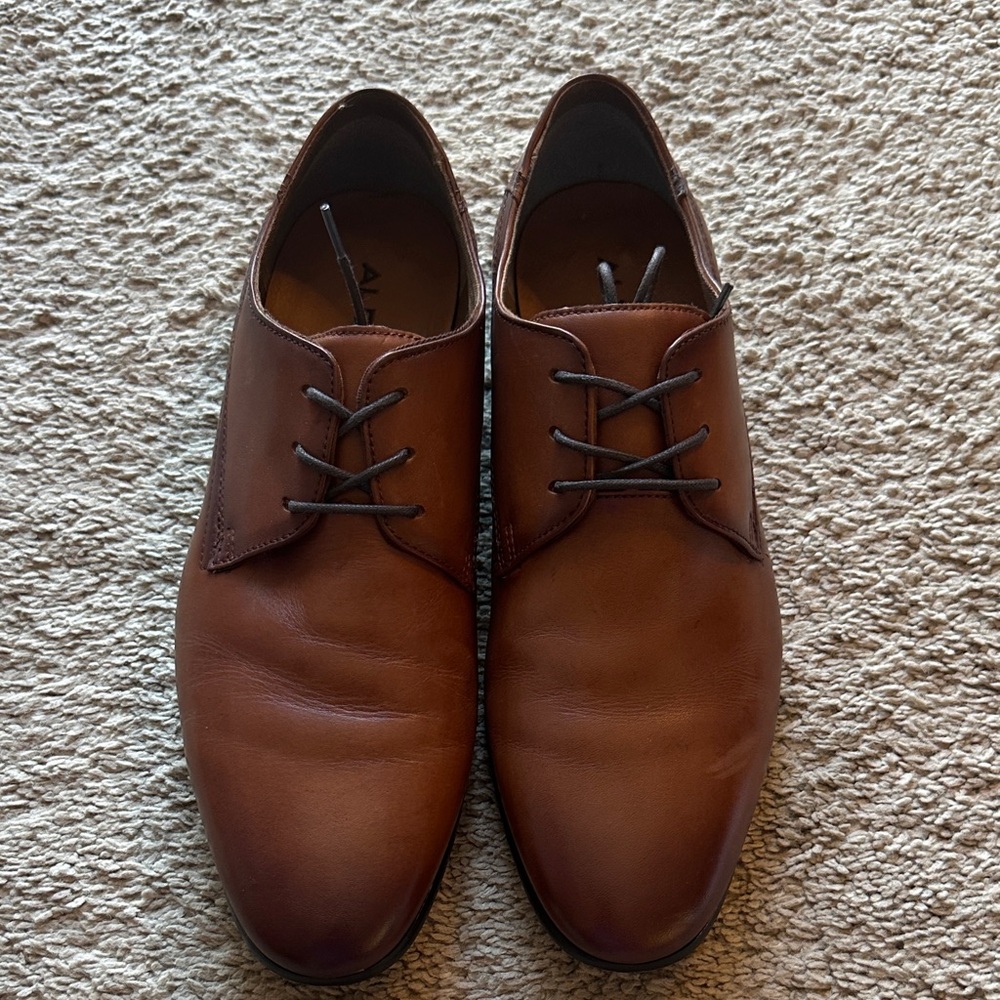 Aldo Men's Brown Leather Oxfords